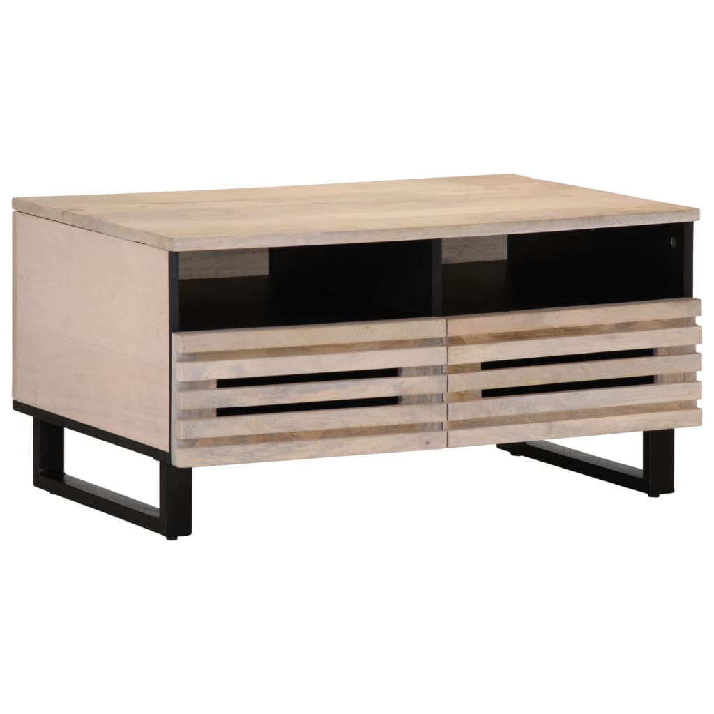 Coffee Table 80x55x40 cm Solid Wood Mango